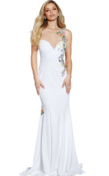 Jovani 50613 Off-White-Multi