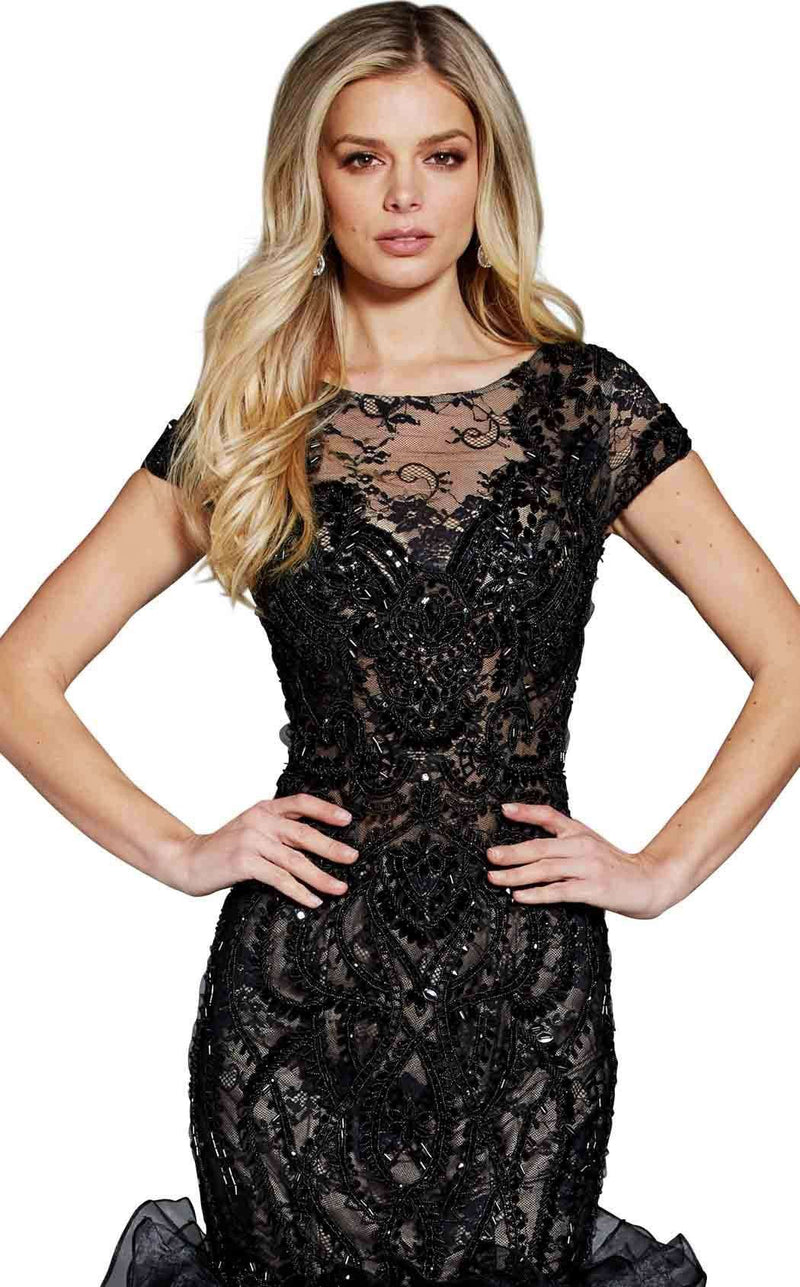 Jovani 51660 Black-Nude
