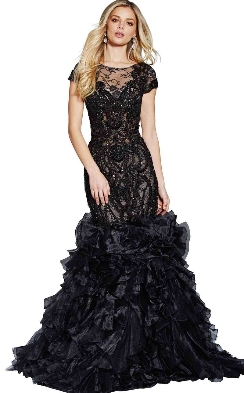 Jovani 51660 Black-Nude
