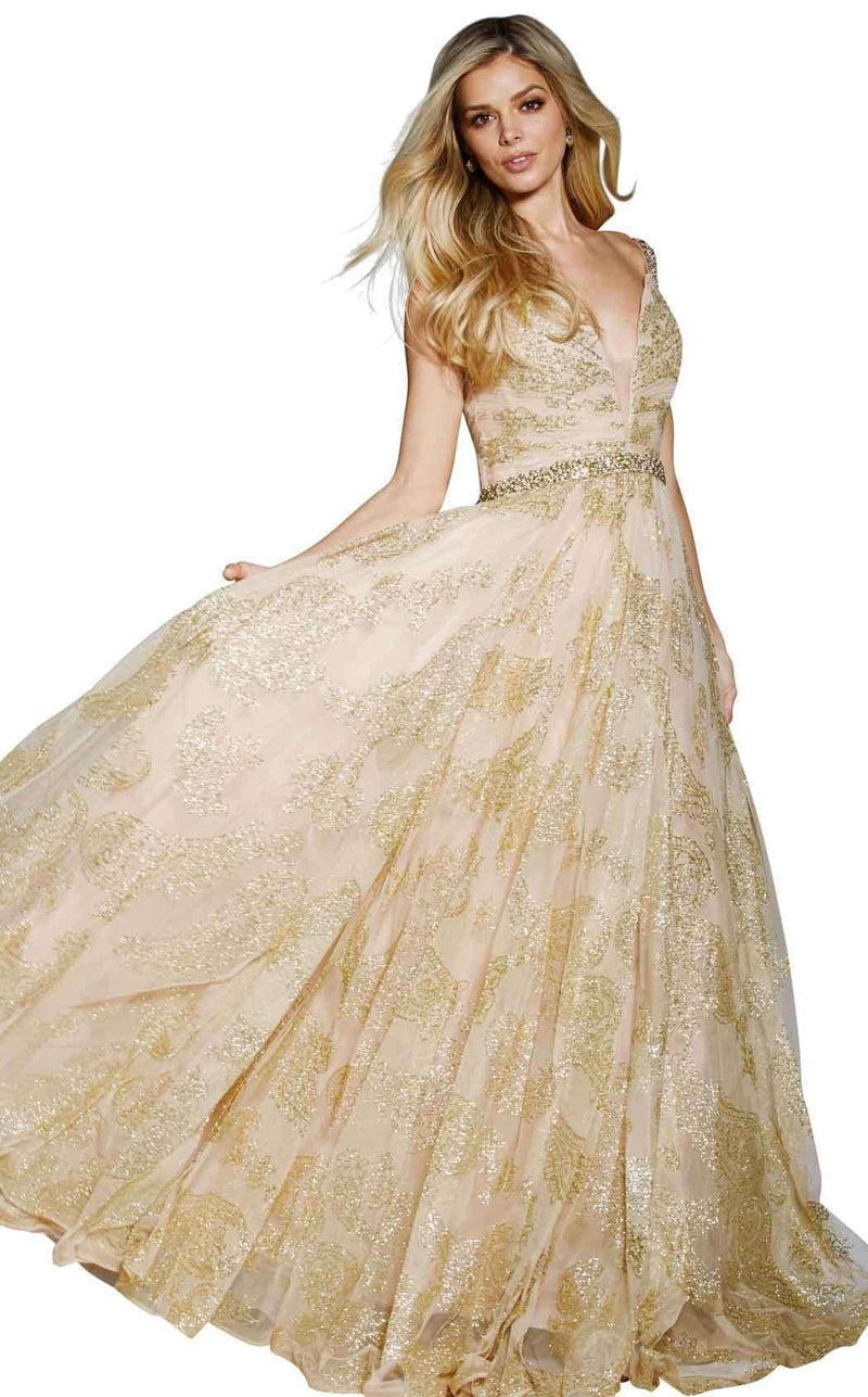 Jovani 51817BG Gold