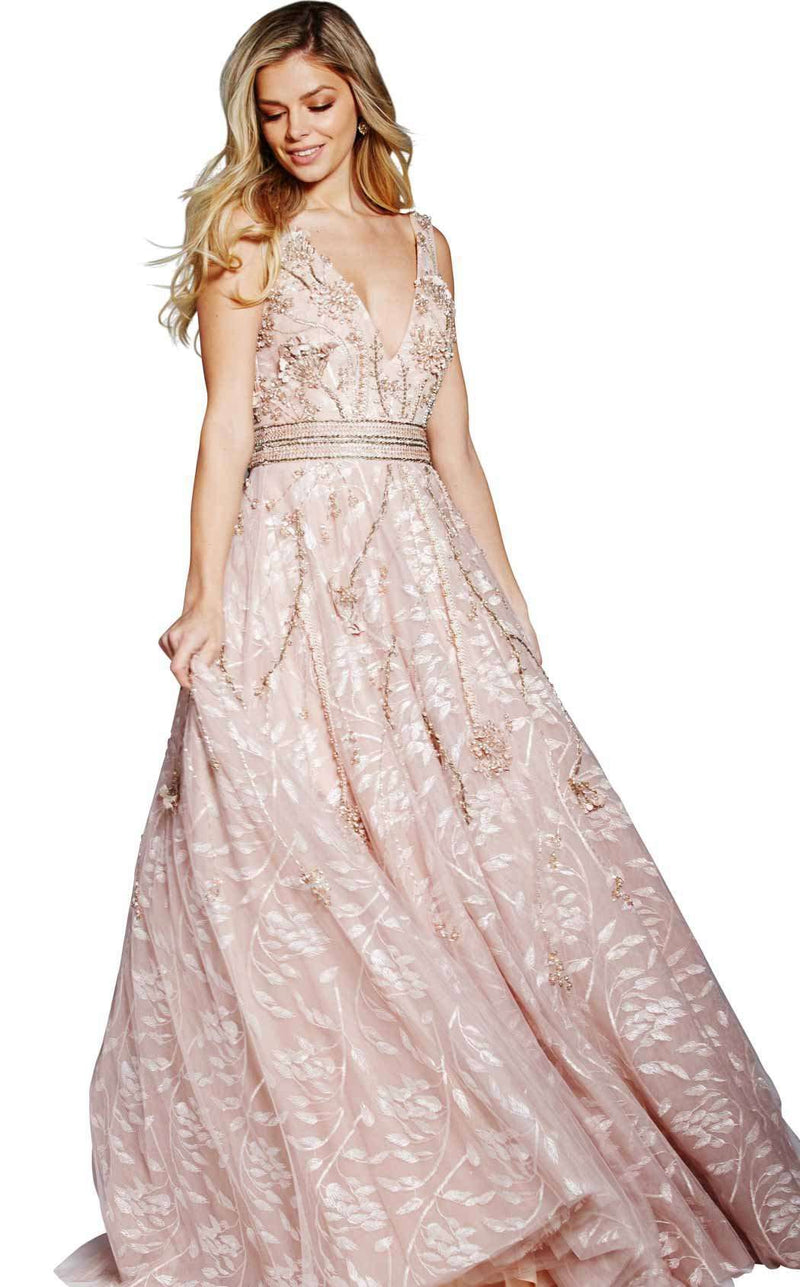 Jovani 53038 Champagne
