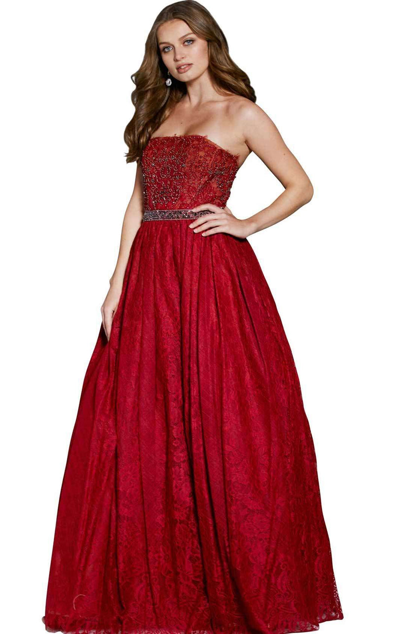 Jovani 54587 Burgundy
