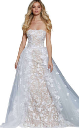 Jovani 55616 Off White/Nude