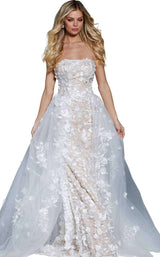 Jovani 55616 Off White/Nude