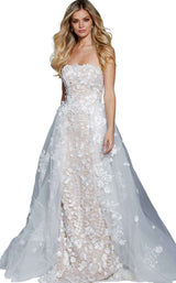 Jovani 55616 Off White/Nude