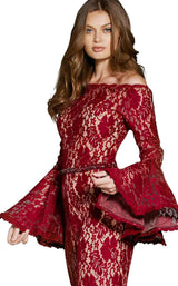 Jovani 57203 Burgundy