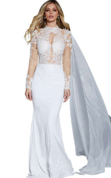 Jovani 57796 Off White/Nude