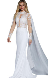 Jovani 57796 Off White/Nude