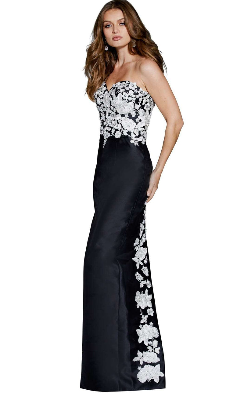 Jovani 57801 Black-White