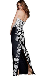 Jovani 57801 Black-White