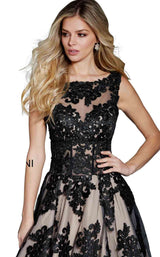 Jovani 57821 Black-Nude