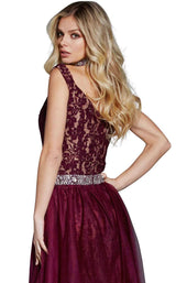 Jovani 58317 Burgundy