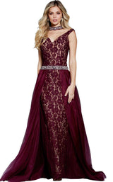 Jovani 58317 Burgundy