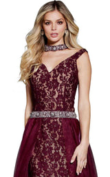 Jovani 58317 Burgundy