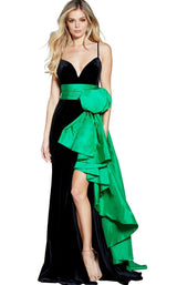 Jovani 60319 Black/Green