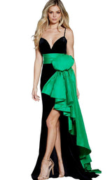 Jovani 60319 Black/Green
