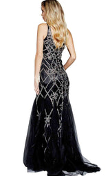 Jovani 60666 Black/Silver