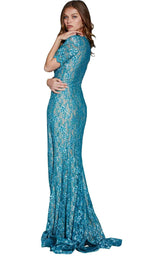 Jovani 60980 Teal