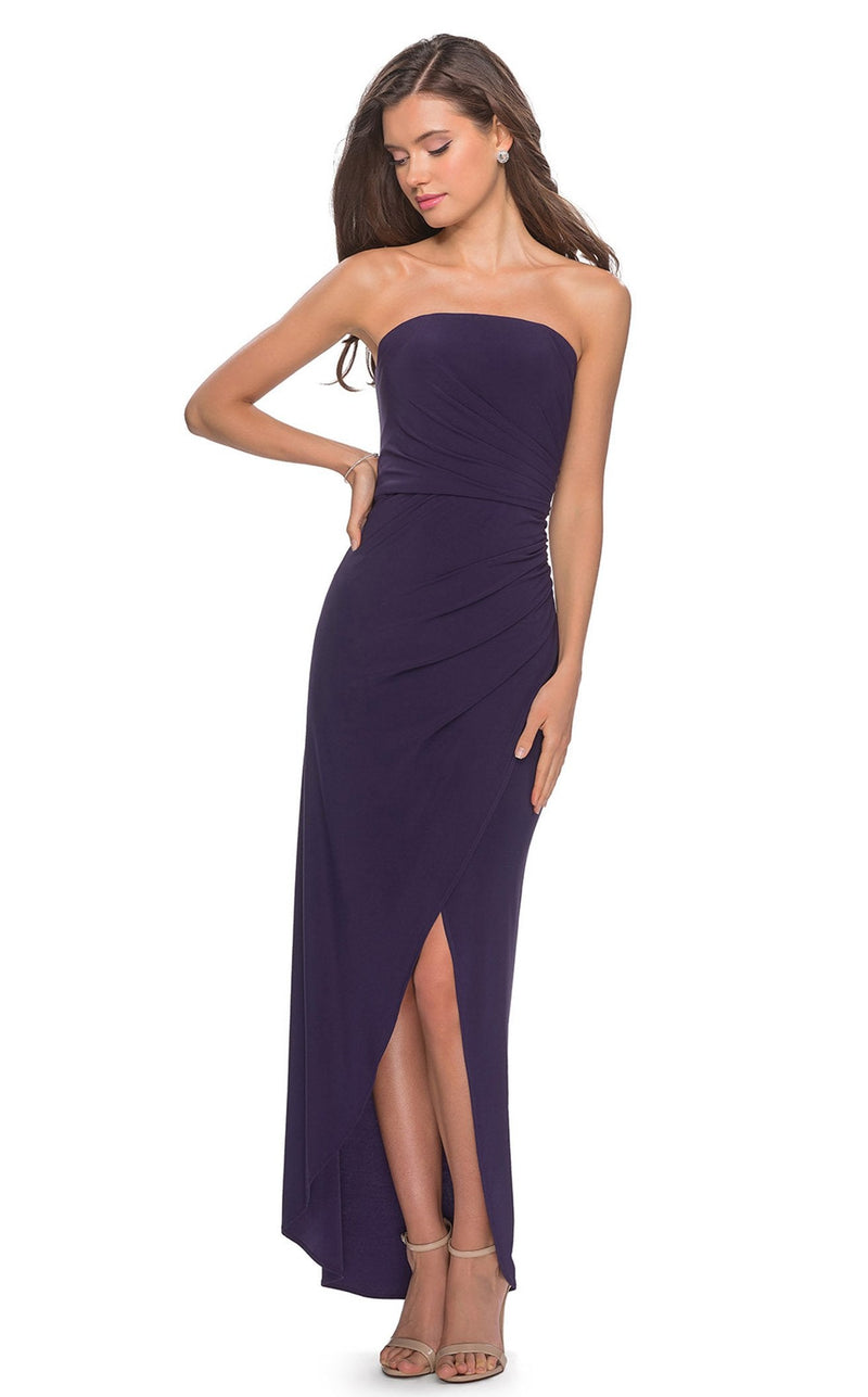 La Femme 28204 Dress Dark Purple