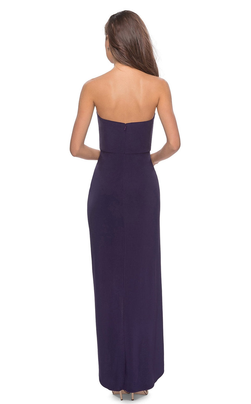 La Femme 28204 Dress Dark Purple