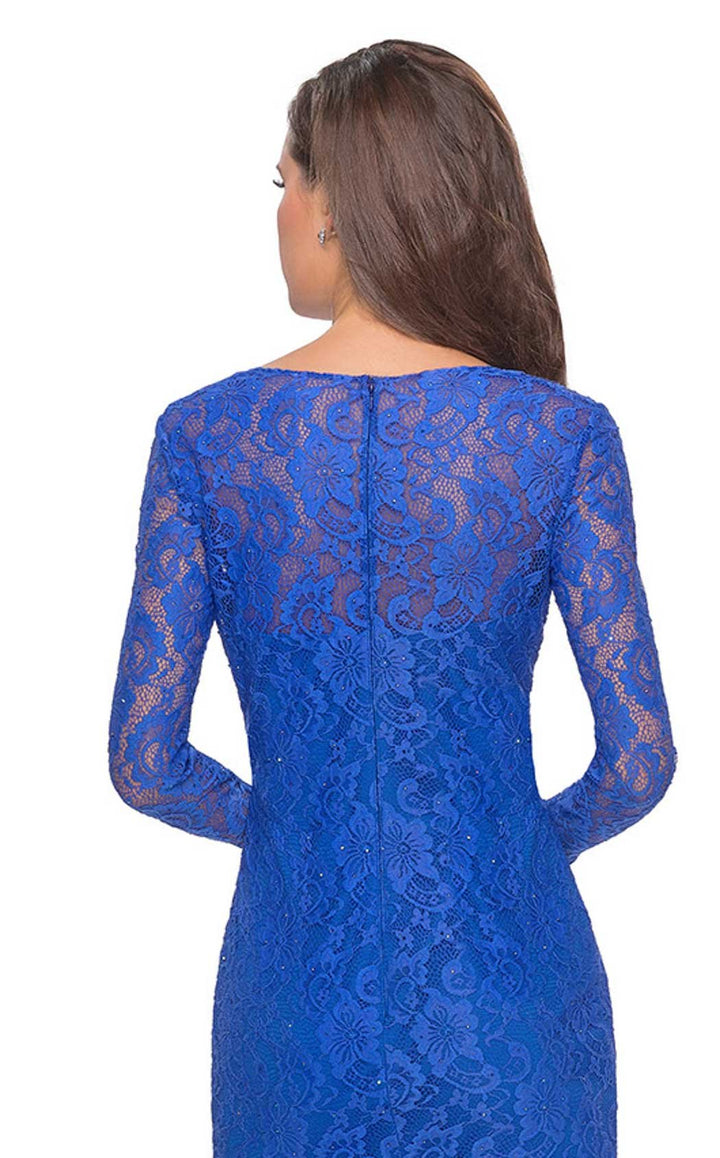 La Femme 28232 Dress Electric Blue