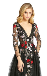 Mac Duggal 20125D Black Multi