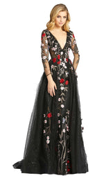 Mac Duggal 20125D Black Multi