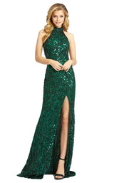 Mac Duggal 4112D Dress Bottle Green