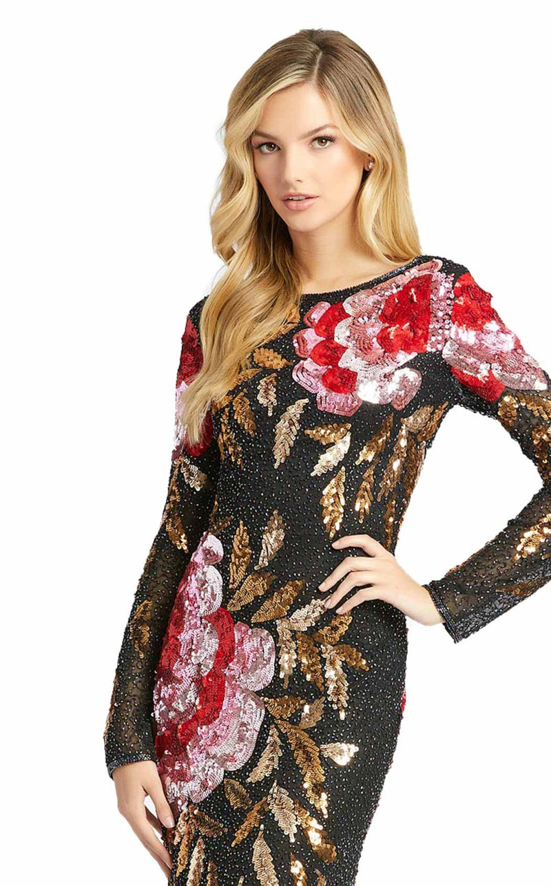 MacDuggal 4566D Black-Red-Multi