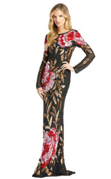 MacDuggal 4566D Black-Red-Multi