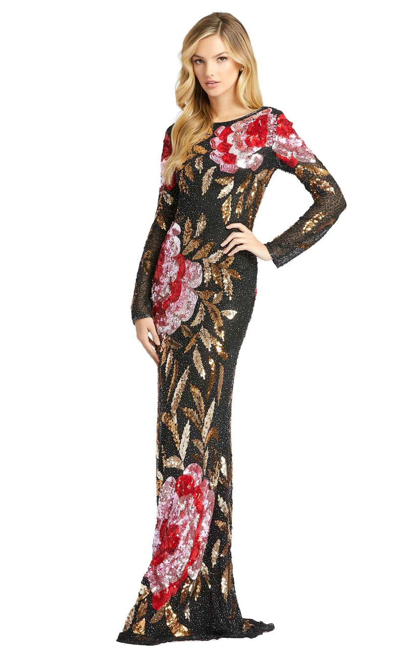 MacDuggal 4566D Black-Red-Multi