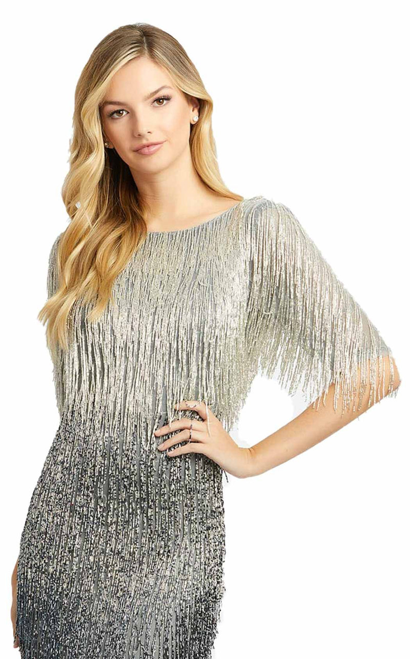 Mac Duggal 4743D Platinum
