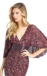Mac Duggal 4808D Wine