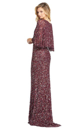 Mac Duggal 4808D Wine