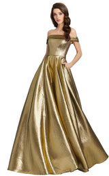 Mac Duggal 48825I Gold