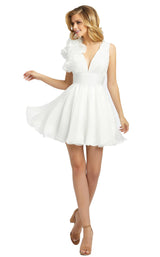 Mac Duggal 48952D White