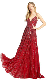 Mac Duggal 4961D Cherry