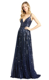 Mac Duggal 4961D Midnight Blue