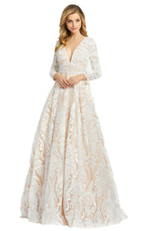 MacDuggal 66334D Ivory-Nude