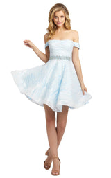 Mac Duggal 66981D Ice Blue