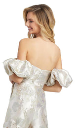 Mac Duggal 66996D Porcelain Gold