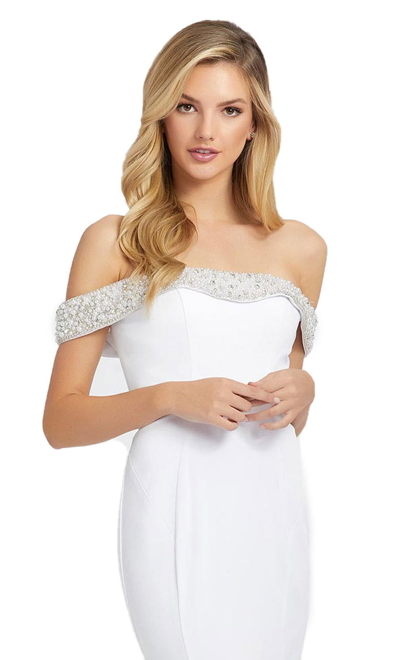 Mac Duggal 67155D White