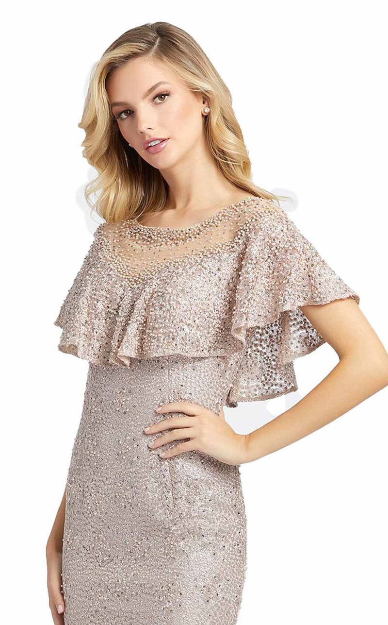 Mac Duggal 79232D Light Mocha
