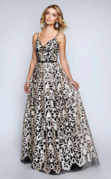 Nina Canacci 1446 Black/Champagne