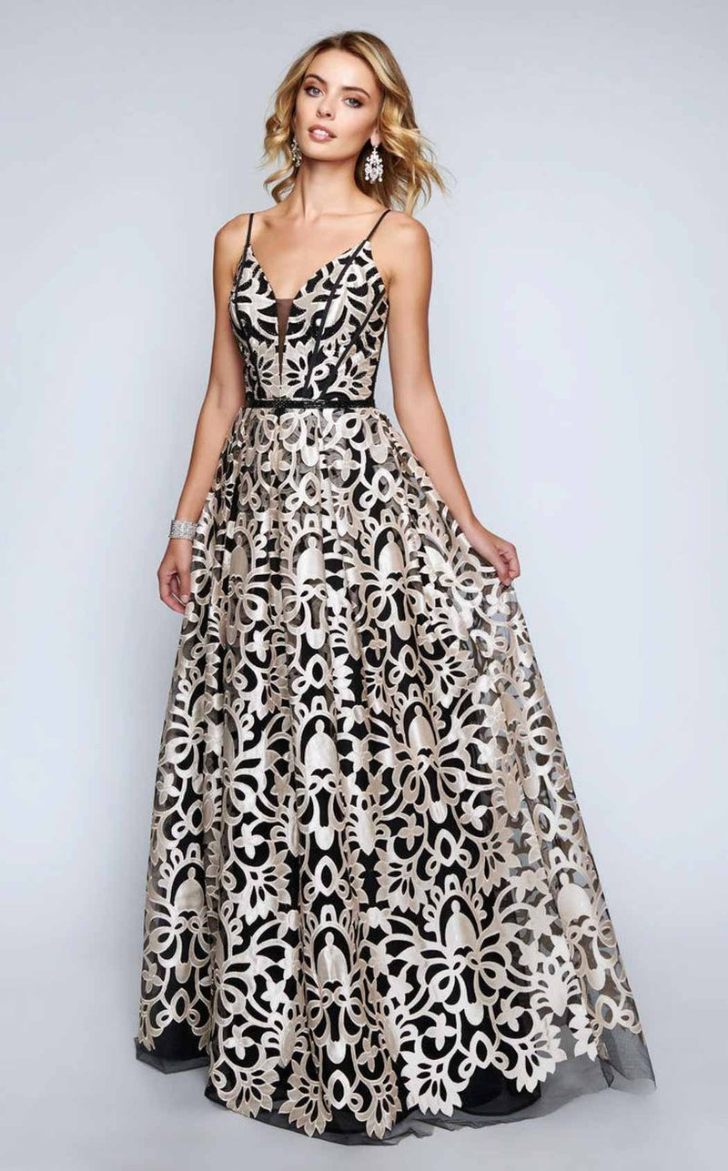 Nina Canacci 1446 Black/Champagne