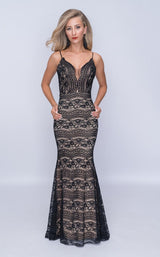 Nina Canacci 4190 Black/Nude