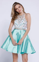 Nox Anabel 6247 Mint-Green-White