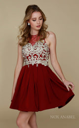 Nox Anabel 6338 Burgundy