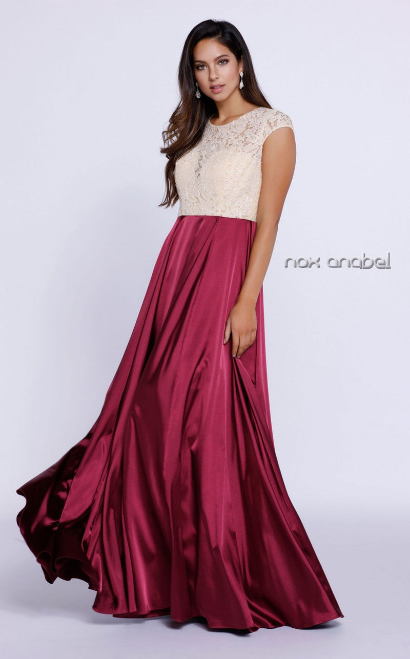 Nox Anabel 8189 Burgundy/Gold