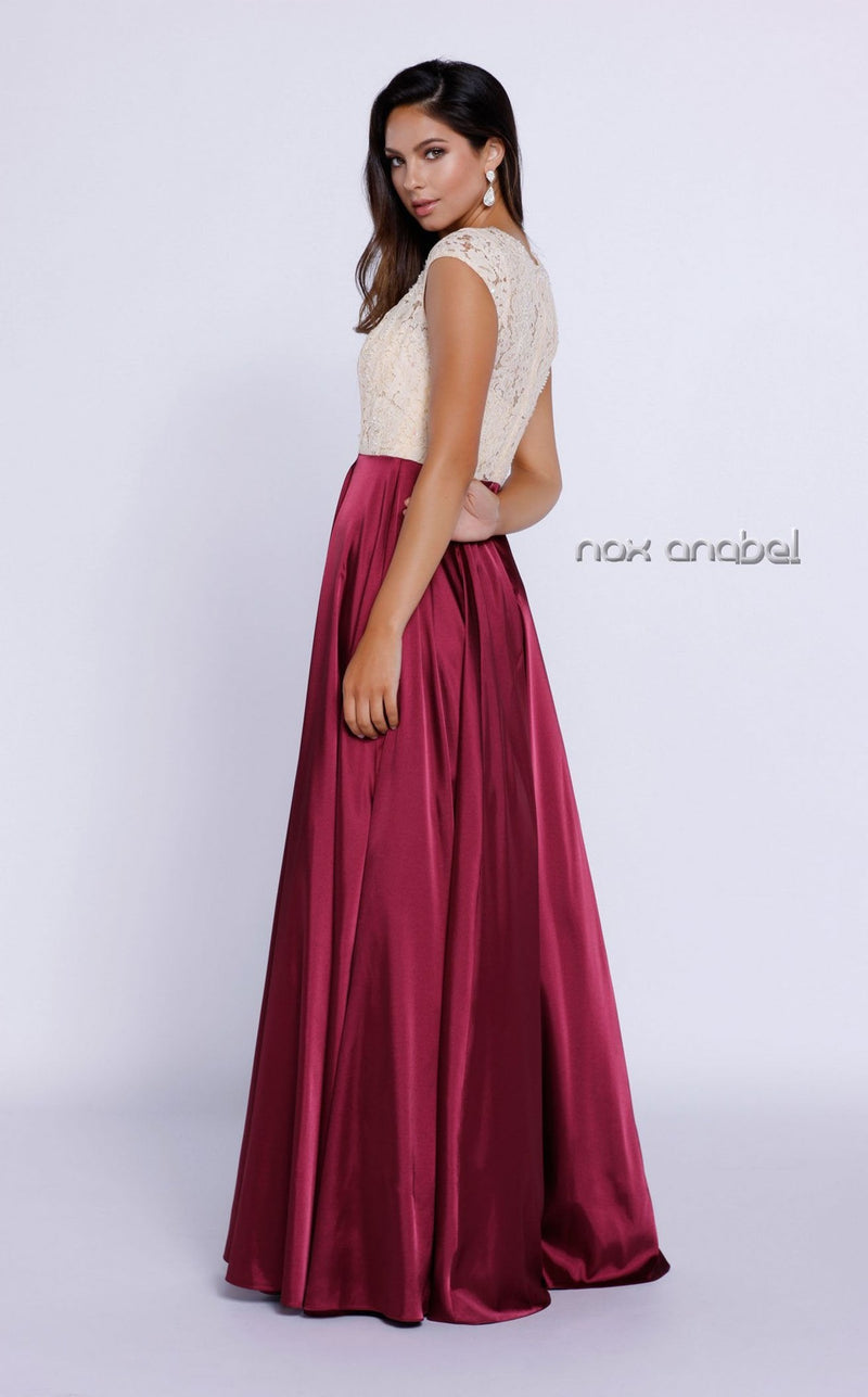 Nox Anabel 8189 Burgundy/Gold